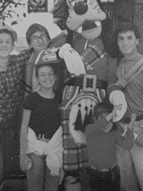 Foto recuerdo de Euge con amigos